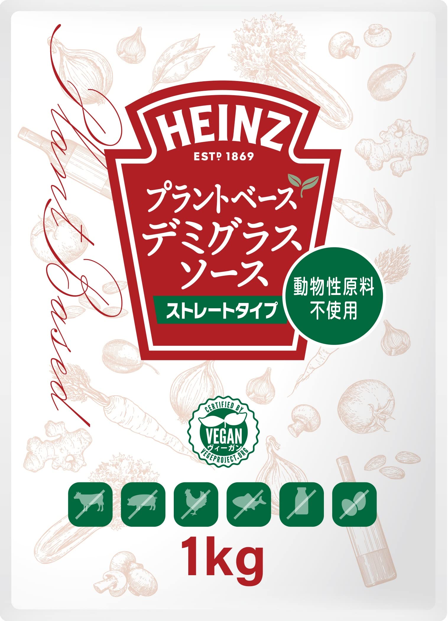 ハインツデミグラスソース (HEINZ) プラントベース デミグラスソース 1㎏