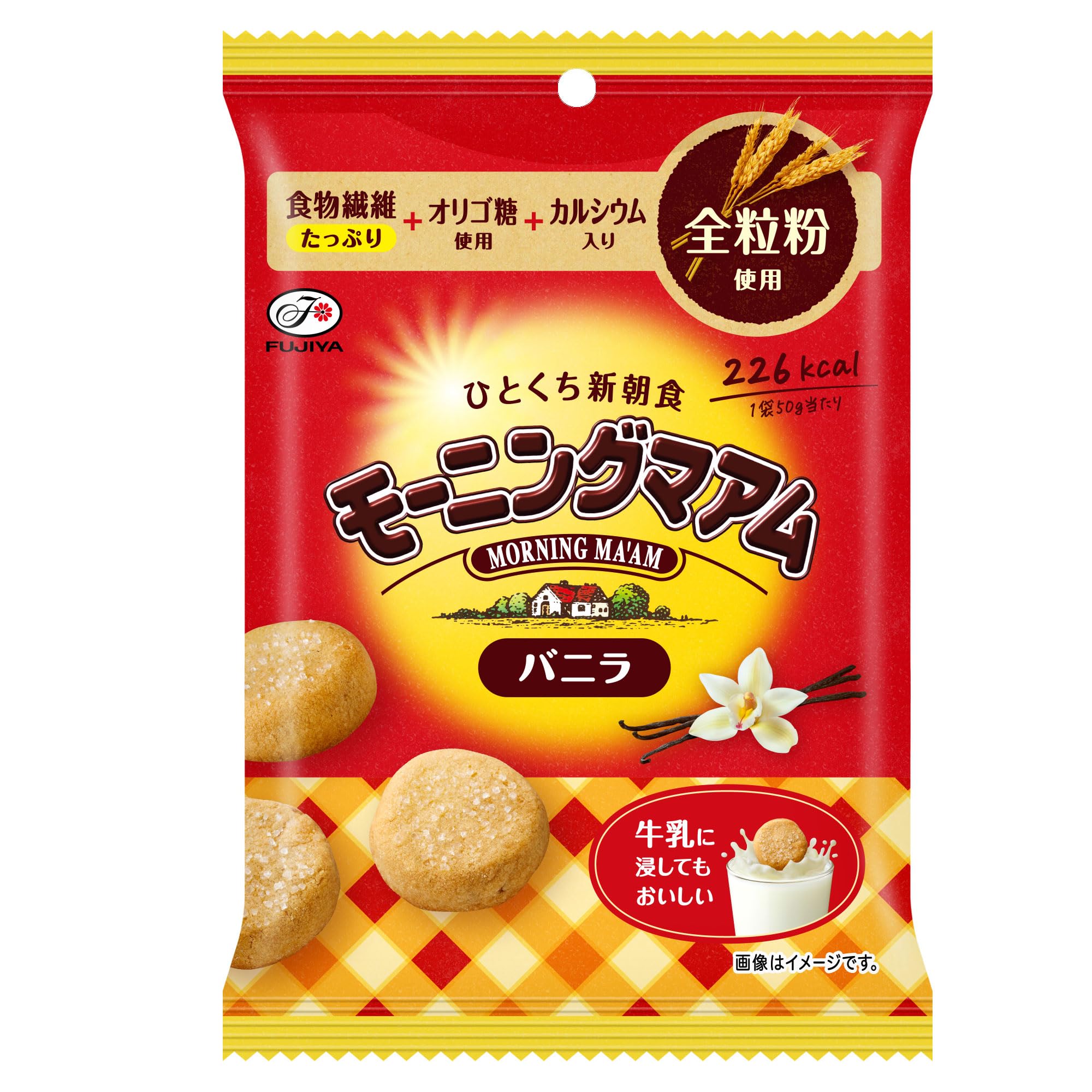 不二家 モーニングマアム（バニラ） 50g×10袋