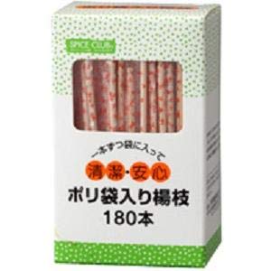 大和物産 SCポリ袋入り楊枝 180本