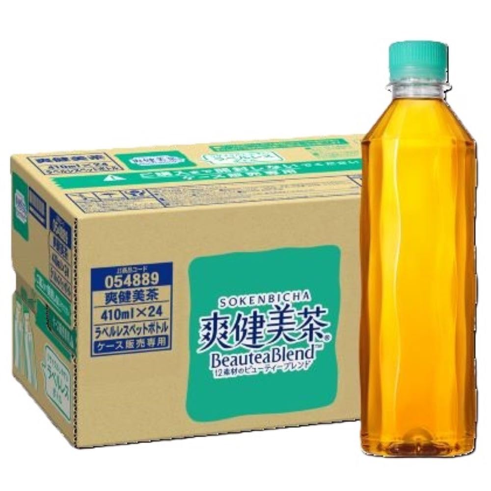 コカ・コーラ 爽健美茶 ラベルレス 410ml ×24本