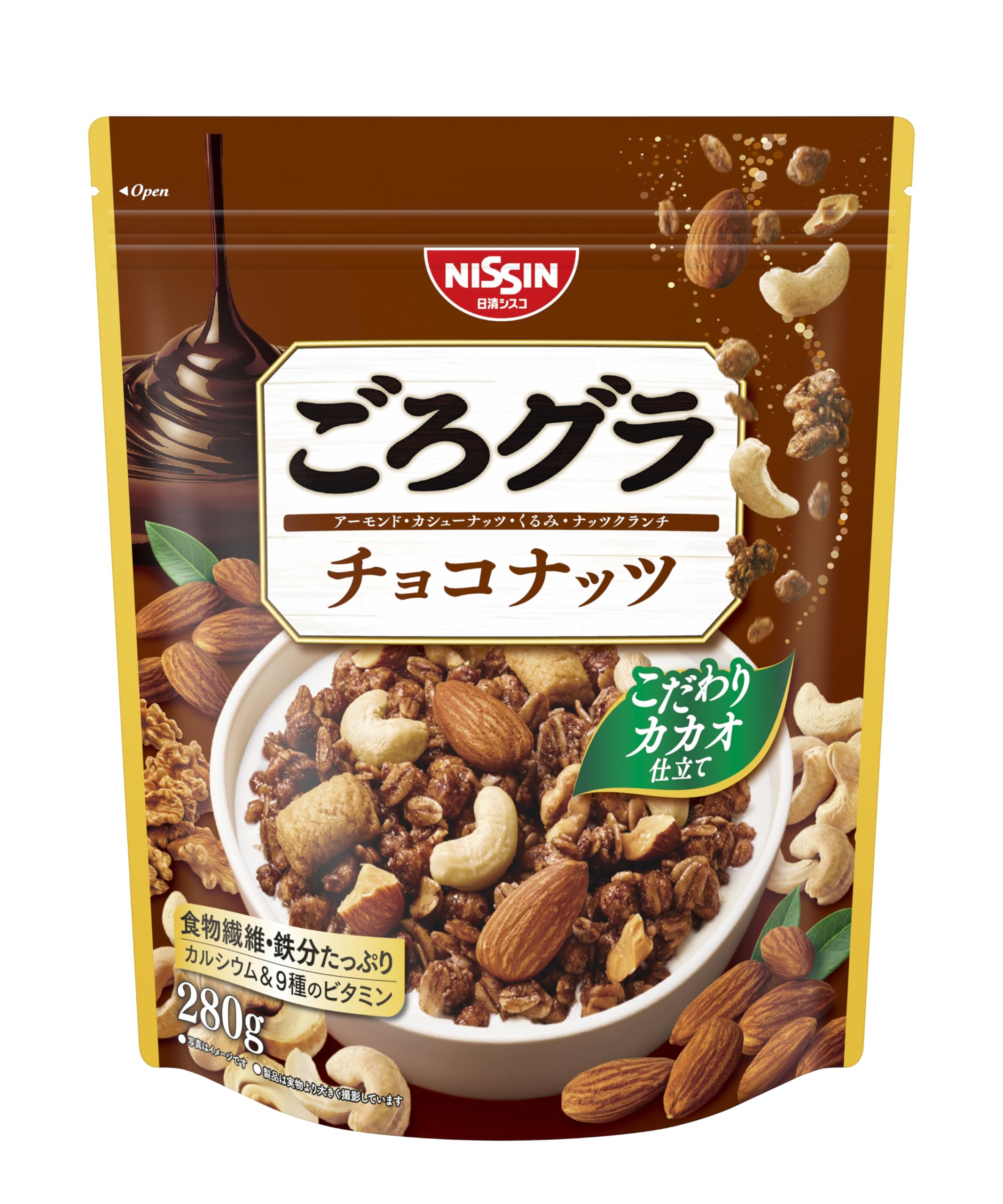 日清シスコ ごろグラ チョコナッツ 280g×8袋