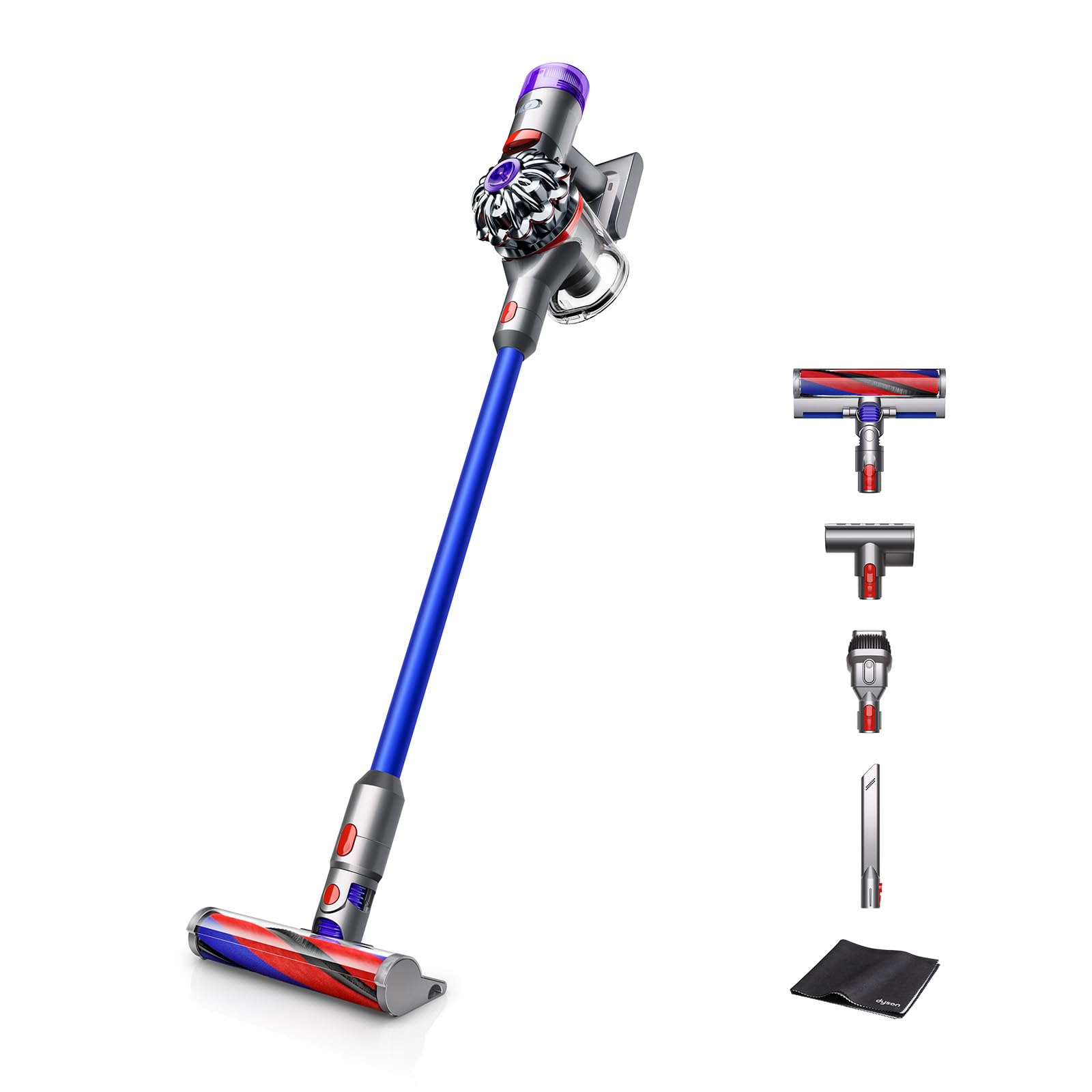 Dyson(ダイソン) 掃除機 コードレス Dyson V8 Slim Fluffy Extra (SV10K EXT BU AM) スティック ハンディクリーナー サイクロン