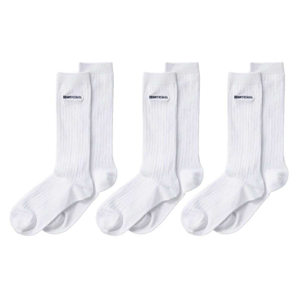 スリークォーターソックス 【3足セット】 28cm丈 ワンポイント 174612 キッズ