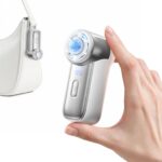 Starpark ハンディファン 冷却プレート 【2026年最新・超軽量・超小型】 強力 手持ち扇風機 瞬間冷却 卓上 ミニ扇風機 携帯 ファン 1～100段階風量調節可能 ポータブルファン USB-C充電 長時間駆動 LEDバッテリー残量表示 カラビナ付き 静音 暑さ対策グッズ 熱中症対策