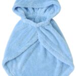 72％OFF】犬飼タオル なめらかリッチ 吸水速乾ペットローブ ブルー MIC-RB-BL 365円！