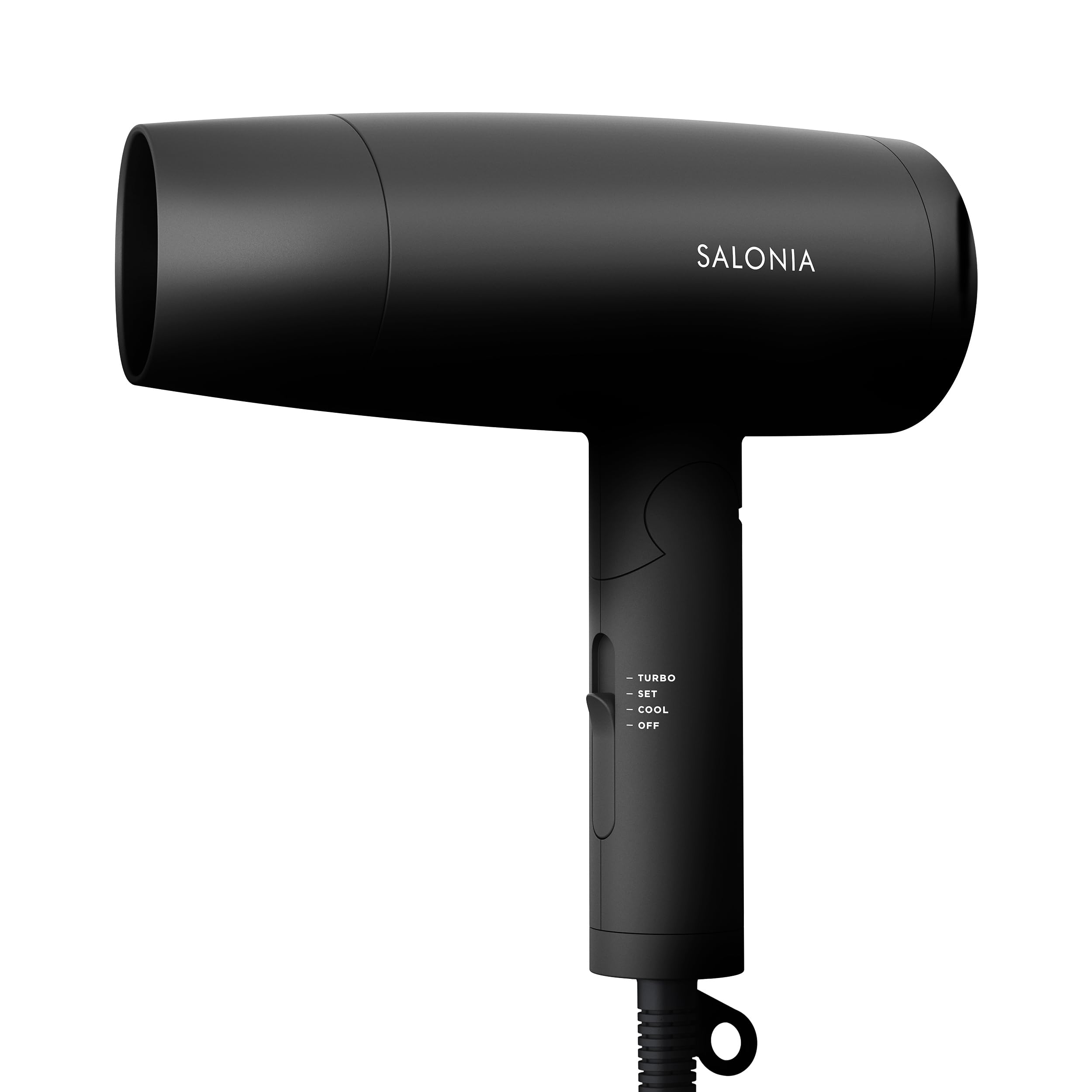 SALONIA サロニア スピーディーイオン ドライヤー 大風量 速乾 軽量 マイナスイオン ヘアドライヤー SL-013AB ブラック