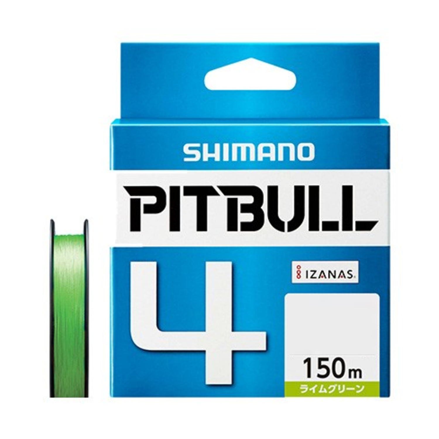 シマノ(SHIMANO) PEライン ピットブル 4本編み 150m 1.2号 ライムグリーン 27.0lb PL-M54R