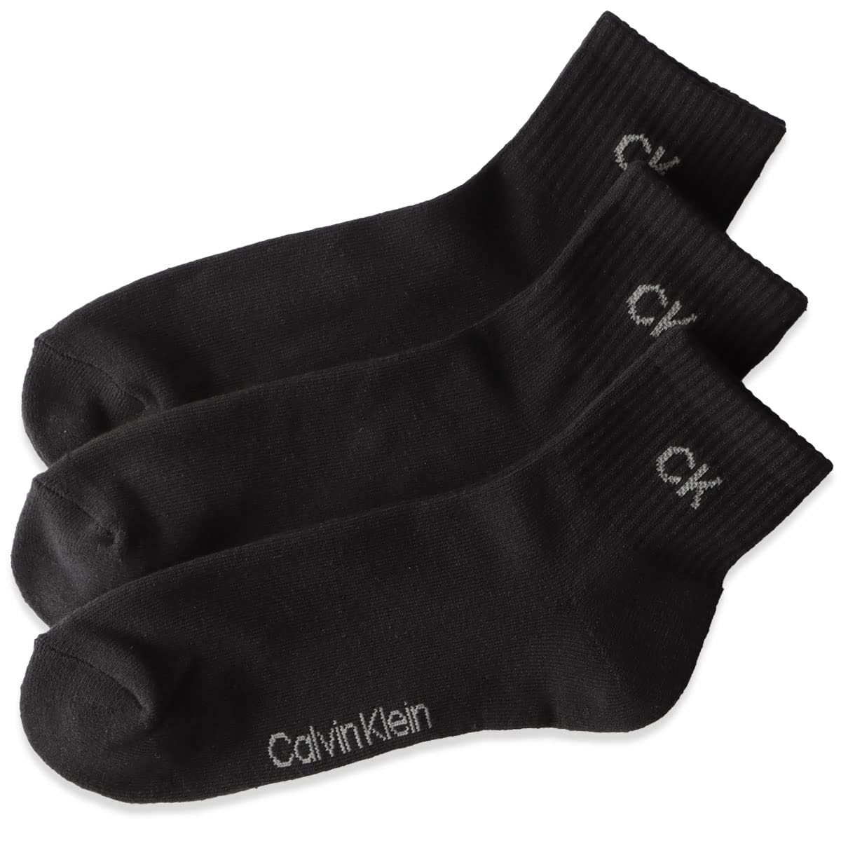Calvin Klein(カルバン クライン) ソックス[カルバンクライン] 3足組 足底パイル 抗菌防臭 ショート丈 メンズ レディース カジュアル ソックス プレゼント ギフト 92572502ユニセックス大人