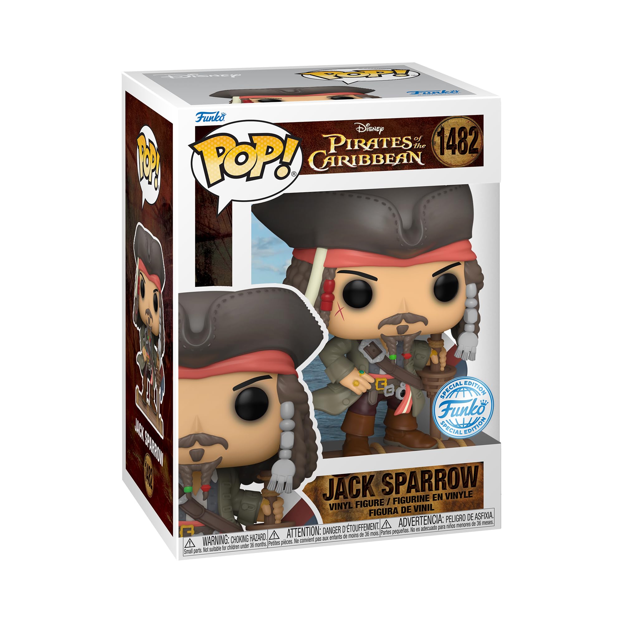 FUNKO Pop! Movies ファンコ ポップ パイレーツ・オブ・カリビアン ジャック・スパロウ (オープニング) フィギュア