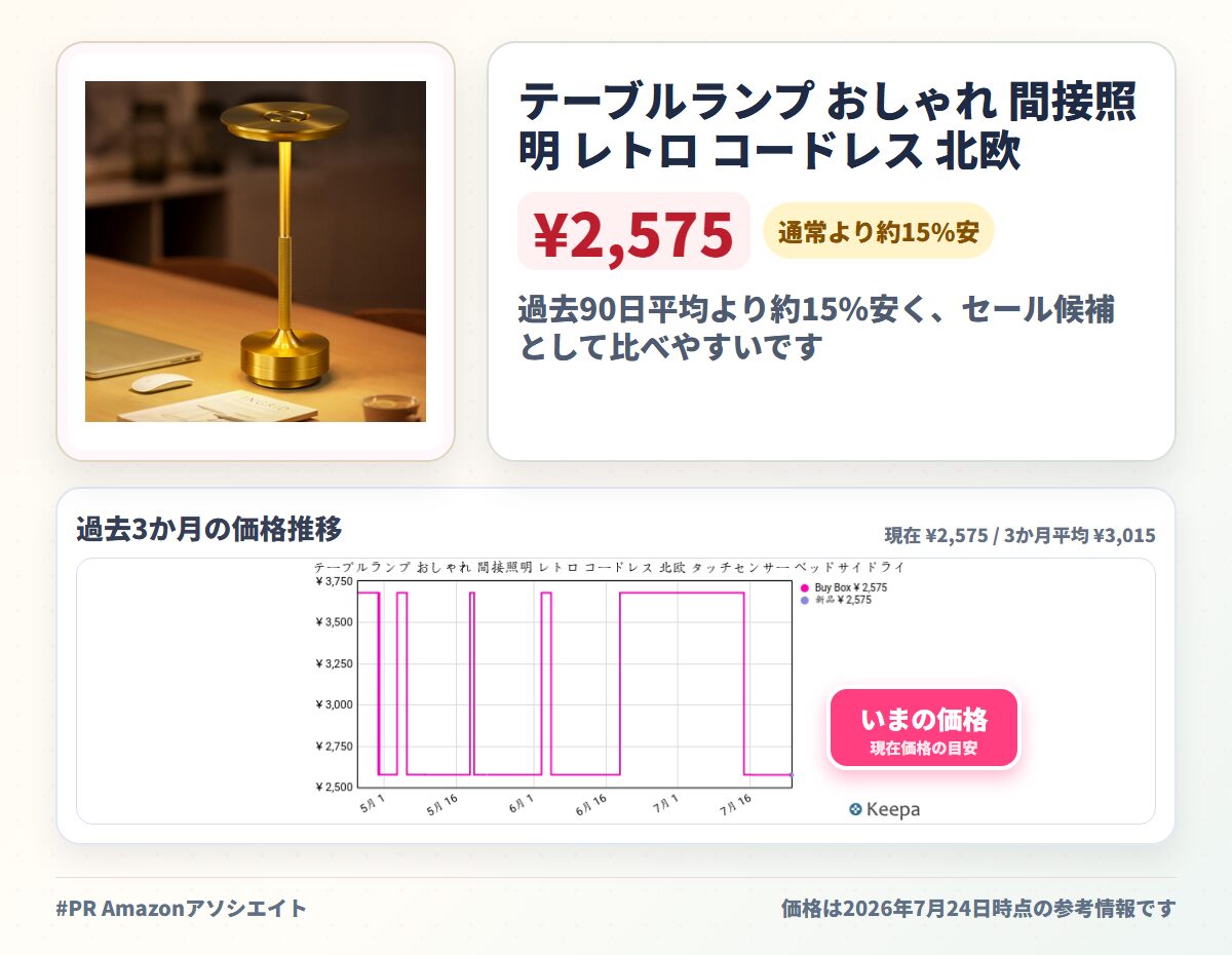 テーブルランプ おしゃれ 間接照明 レトロ コードレス 北欧 タッチセンサー ベッドサイドライト 3段階調色 無段階調光 ナイトライト USB充電式 (ゴールド（金）)