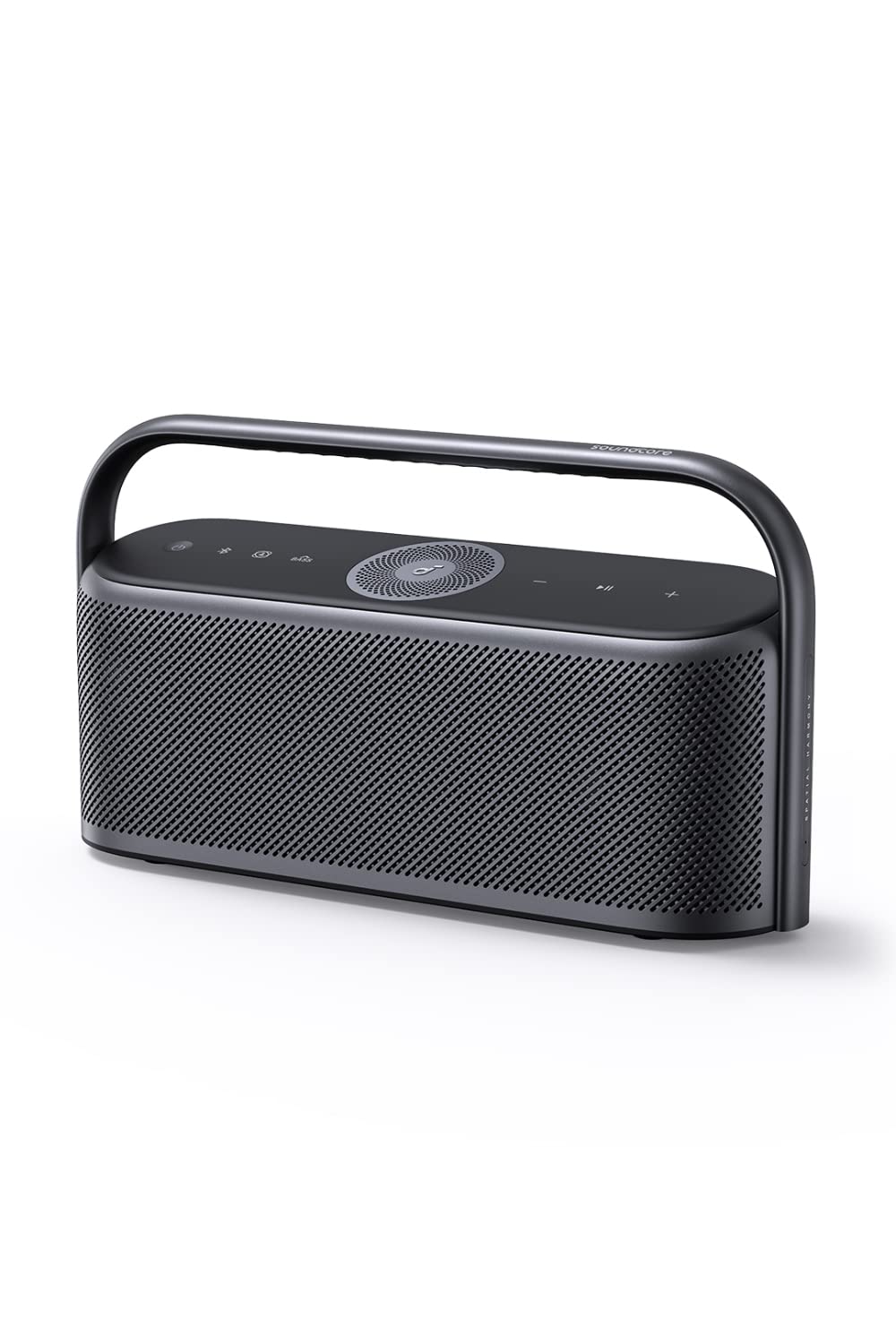 Anker Soundcore Motion X600 (スペースグレー) 【空間オーディオが楽しめるハイレゾ対応Bluetoothスピーカー】 | 0W出力 IPX7防水規格 最大12時間再生 Proイコライザー機能 AUX対応