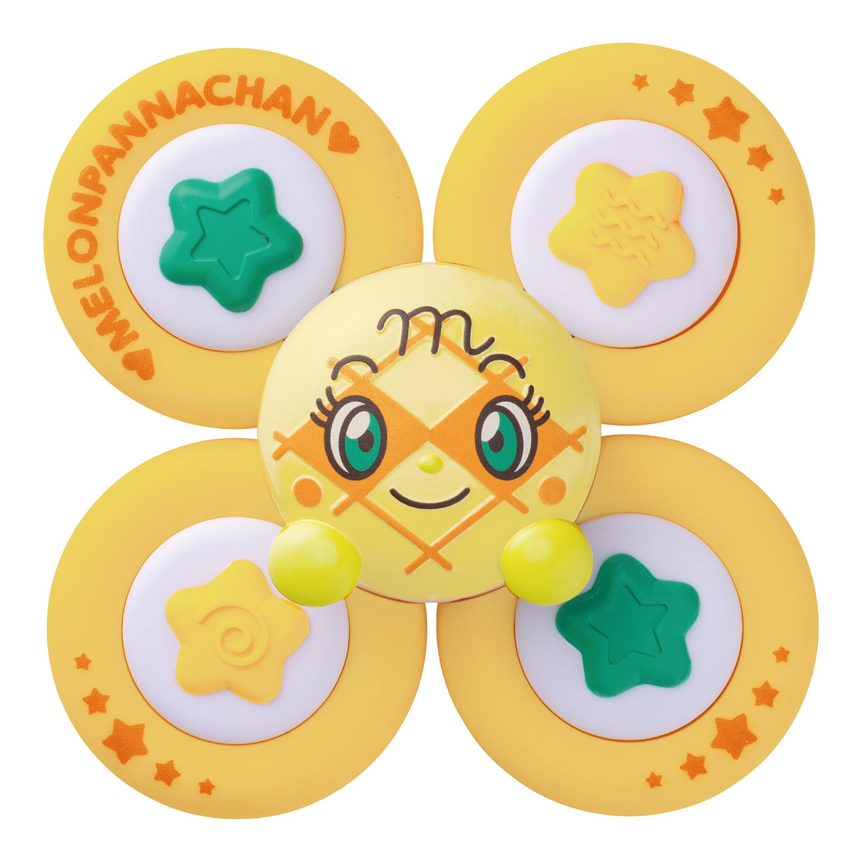 ジョイパレット(JOYPALETTE) 夢中で集中力アップ!どこでもぺたクル育脳スピナー メロンパンナちゃん