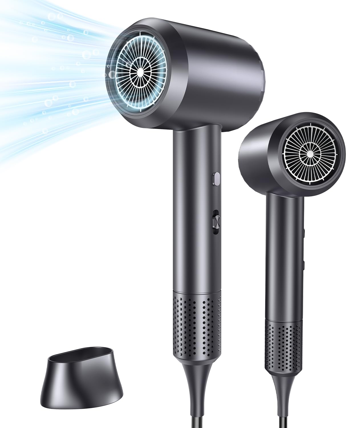ドライヤー 【2026革新モデル・大風量1250W・速乾】ドライヤー どらいやー ヘアドライヤー 温冷風交替モード 3段階風量調整 恒温ヘアケア 冷風機能搭載 ノズル付き 持ち運び便利 PSE認証済み ユニセックス 家庭/ヘアサロン プレゼントにも最適