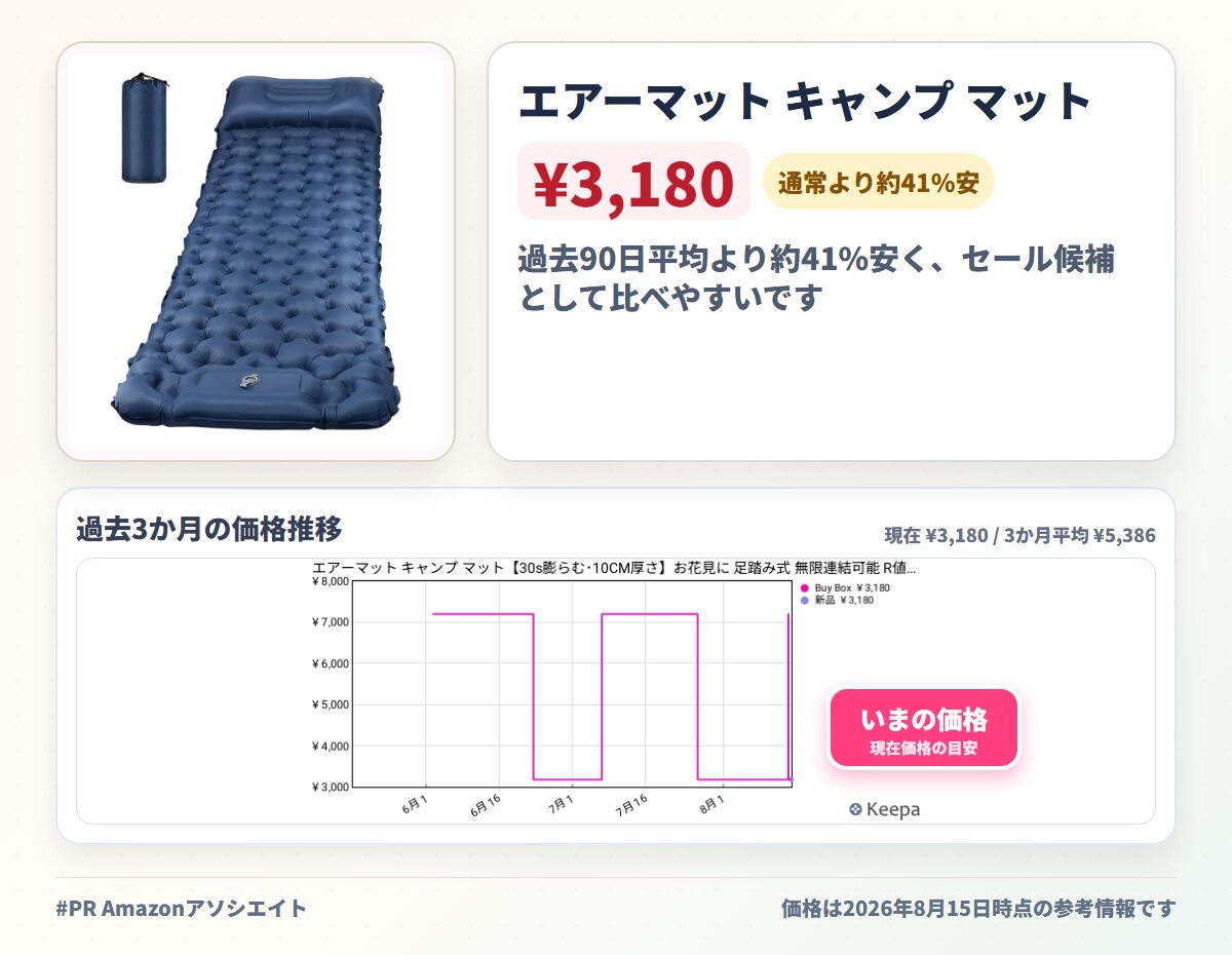 エアーマット キャンプ マット【30s膨らむ･10CM厚さ】お花見に 足踏み式 無限連結可能 R値4.0 車中泊 防災 厚手 枕付き 持ち運び便利